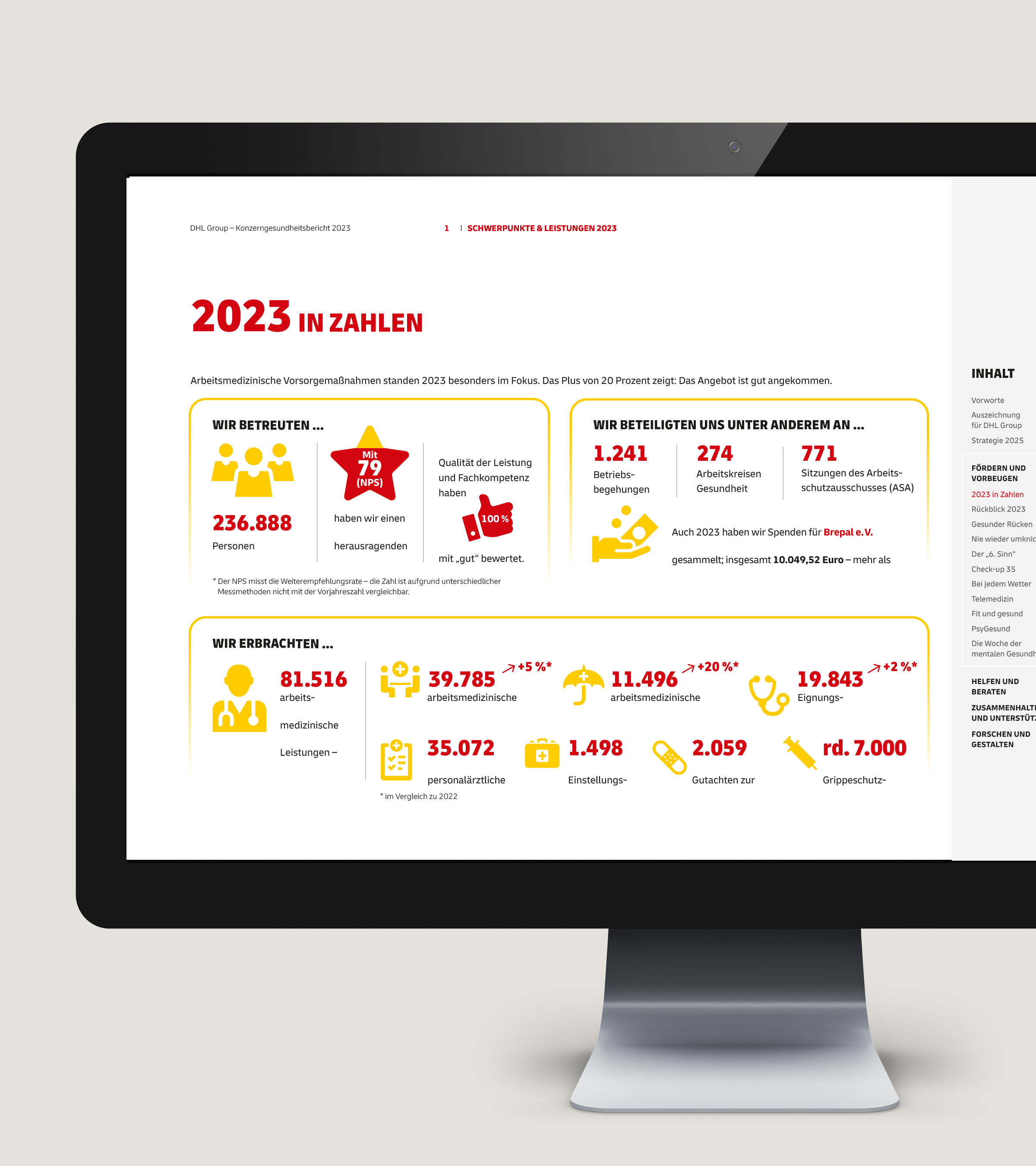 Anschauliche Präsentation von Zahlen, Daten und Fakten